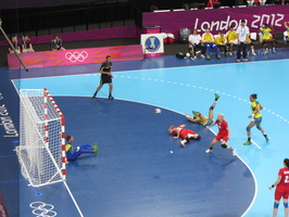 Handball - early rounds - Russia vs. Brazil